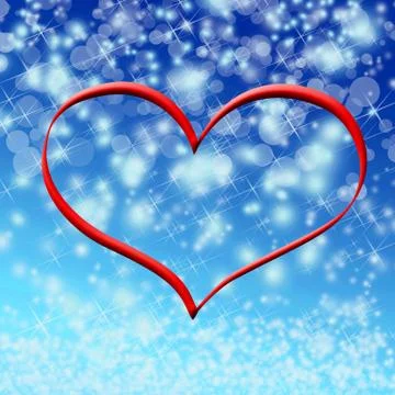 Winter valentine Stock Illustration