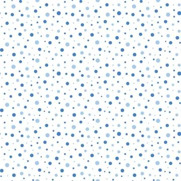 Winter vector seamless dot pattern in blue tones Stock Illustration