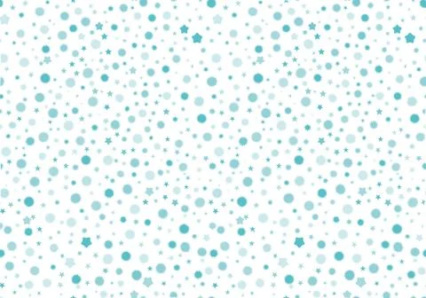 Winter vector seamless pattern in blue tones Stock Illustration