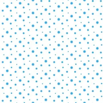 Winter vector seamless pattern in blue tones Stock Illustration