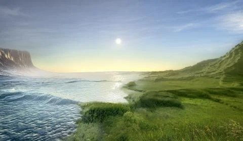 Winter versus summer Foto stock