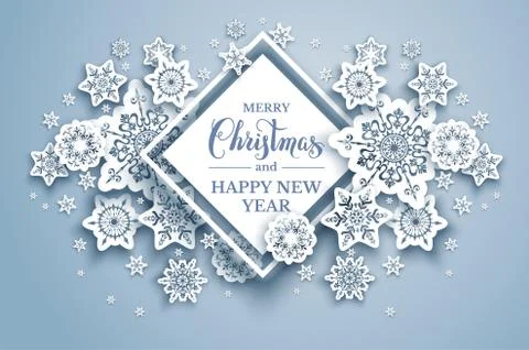 Winter vibes card Stock Illustration