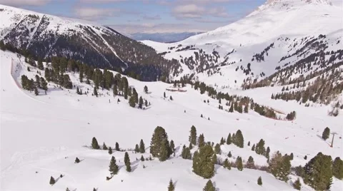Winter View Aerial 4k Stock Footage 61482922
