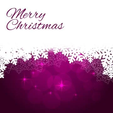 Winter violet background Stock Illustration