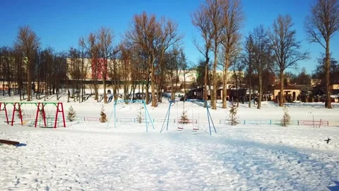 Winter, Vitebsk and the Vitba River Stock Footage 250337536