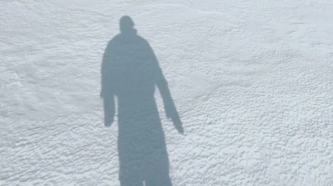 Winter walk -1 Stock Footage 124404687