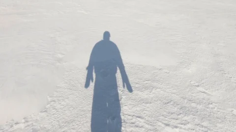 Winter walk -1 Stock Footage 124404994