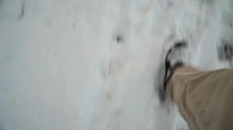 Winter walking, Stock Footage 33701311