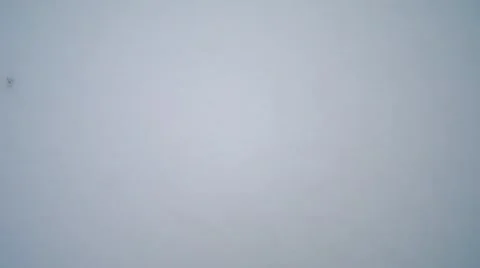 Winter, walking on untouched deep snow in steppe. Stock Footage 12115806