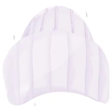 Winter warm knitted hat on a transparent background in a watercolor manner in Stock Illustration