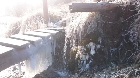 Winter by the water 스톡 동영상 71904508