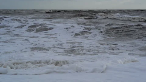 Winter Waves Stock Footage 134261381