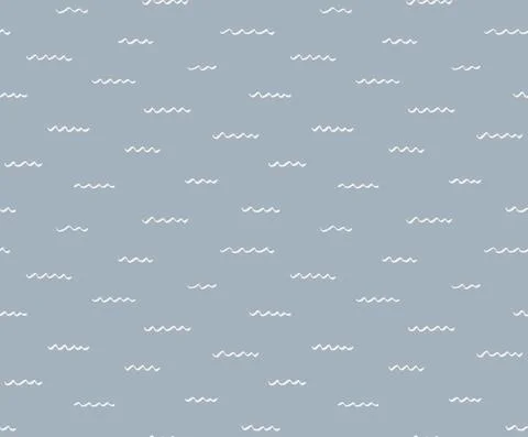 Winter waves, simple childish seamless pattern 스톡 일러스트