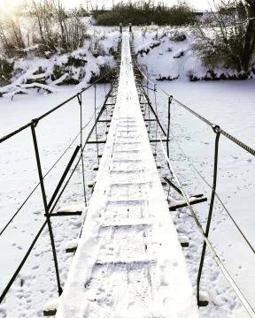 Winter way 스톡 사진