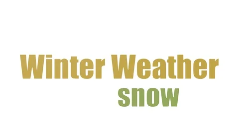 Winter Weather Animated Simple Wordcloud On White Background Stock-Footage 107209784
