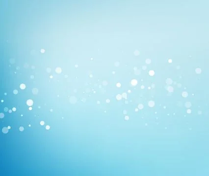 Winter Wedding Blue Bokeh Vector Background Stock-Illustration