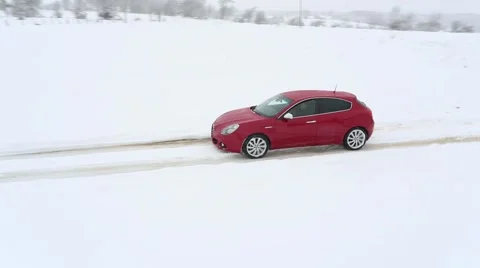 Winter wheel profile structure with snow on white  動画素材 46740251