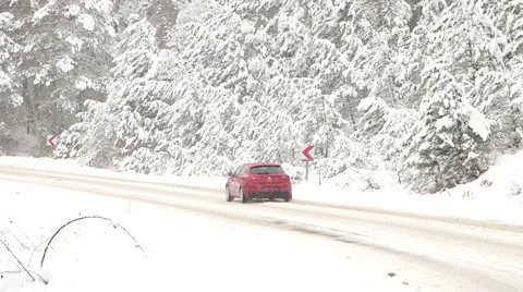 Winter wheel profile structure with snow on white  動画素材 46740648