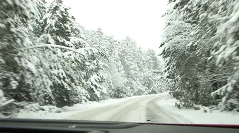 Winter wheel profile structure with snow on white  Stockbeeldmateriaal 46740905