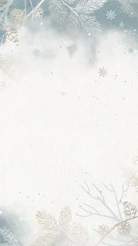 Winter white background Illustrazione stock