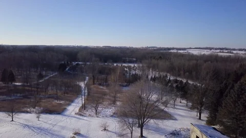 Winter Wisconsin Landscape 動画素材 87047791