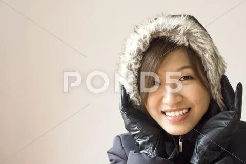 Winter women Stock Photos