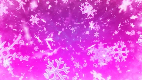 Winter wonderland pink background Stock Footage 99627540