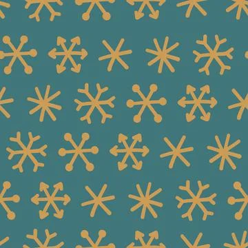 Winter wrapping paper flat seamless pattern vector Stock Illustration