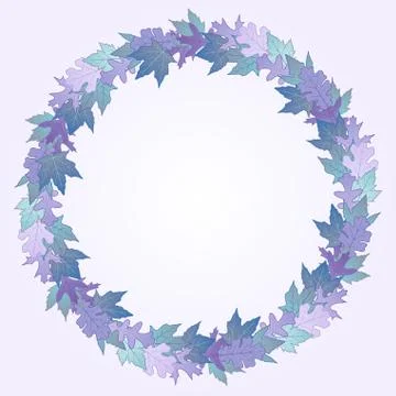 Winter wreath Stock Illustration