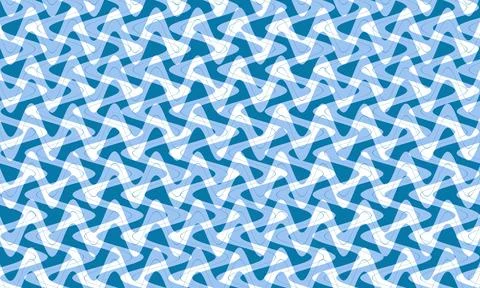 Winter zigzag wave Background Stock Illustration