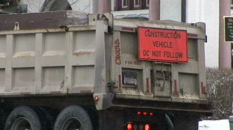 Winter08-Construction0-Day-01 Stock Footage 96247