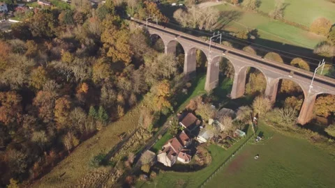Winterbourne viaduct Stock Footage 200135113