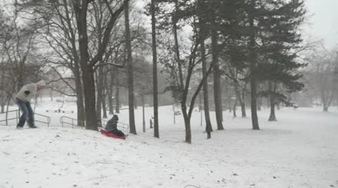 Winterfun Stock Footage 12756973