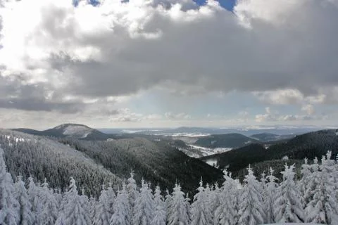 Winterlandschaft Stock Photos