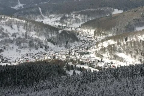 Winterlandschaft Stock Photos