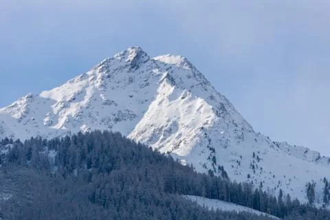Winterly mountains Stock Photos