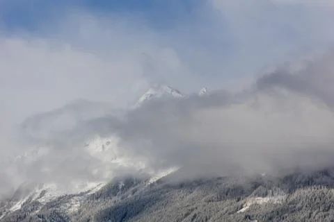 Winterly mountains Stock Photos