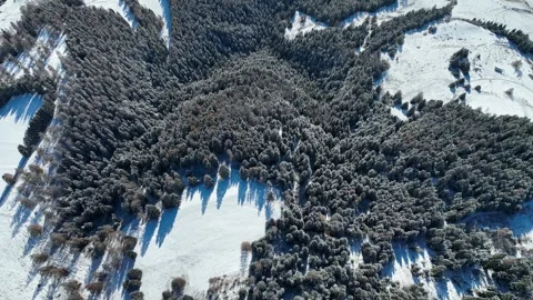 Winter's Breath from the Sky Stock Footage 327793882