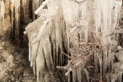 Winter's edge Stock Photos