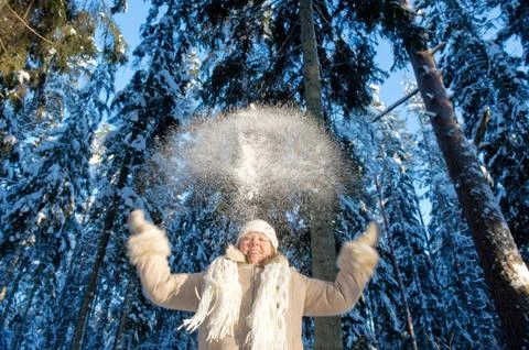 Winters joy Stock Photos