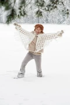 Winters joy Stock Photos
