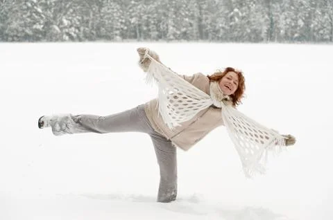 Winters joy Stock Photos
