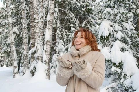 Winters portrait Stock Photos