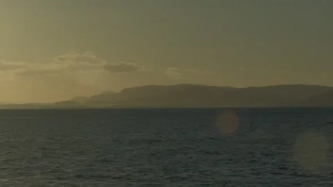 Wintertime timelapse overlooking the Moray Firth and the Kessock Bridge Stock Footage 345177653
