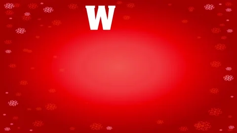 Wintertime vacation transfer advertisement with large writing of different Stock Footage 132461388