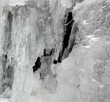 Wintery ice Stock Photos