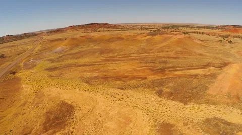 Winton Landscape With Highway Stock Footage 46879141