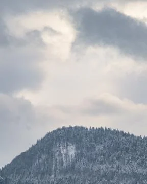 Wintry Mountainside Stock Photos