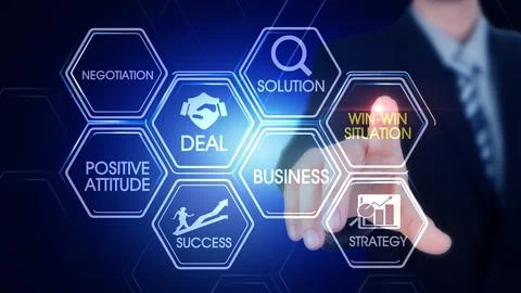 Winwin situation Illustrazione stock