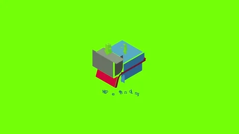 Wipe bending metalwork icon animation Stock Footage 153586209